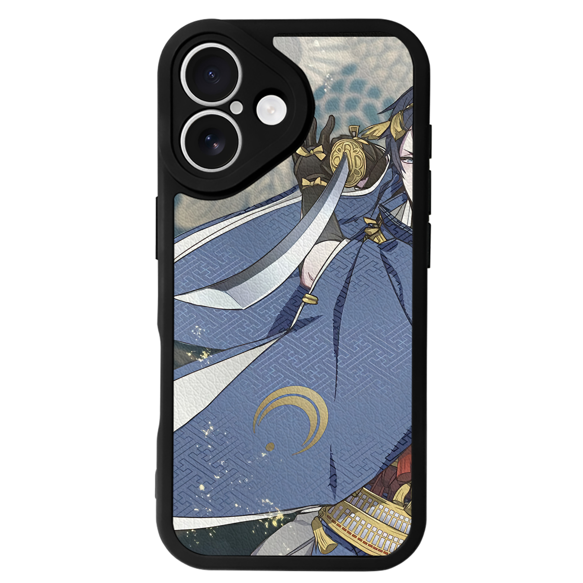 （画像用） 刀剣乱舞 Touken Ranbu 【iPhone 16シリーズ対応】シリコンスマホケース（レザー調） 材質：シリコン